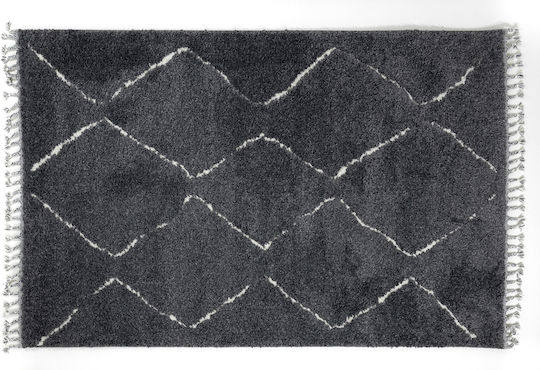 Ezzo Soffice B600AX2 Zottelig Synthetisch,Polyester/Cotton/Leather mit Fransen Anthracite Ezzo Soffice B600AX2 Zottelig Synthetisch,Polyester/Cotton/Leather mit Fransen Anthracite