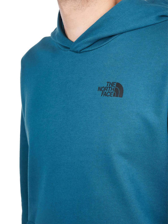 Sweatshirt with Hood Petrol
