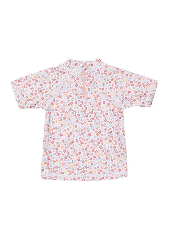 Little Dutch Summer Flowers Kids Swimwear Rashguard Pink Little Dutch Summer Flowers Kids Swimwear Rashguard Pink