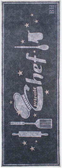 Beauty Home Covoraș de Bucătărie Coridor Impermeabil 60x160cm 2019902000054 Negru Beauty Home Covoraș de Bucătărie Coridor Impermeabil 60x160cm 2019902000054 Negru