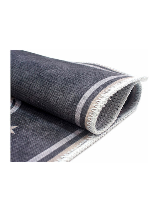 Beauty Home Kitchen Mat Runner Waterproof Black 60x160cm