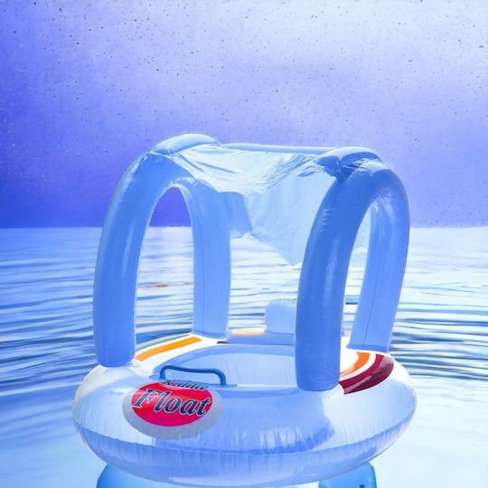 Kids Swim Trainers with Length 60cm and Light Blue Sunshade Inflatable with Sunshade