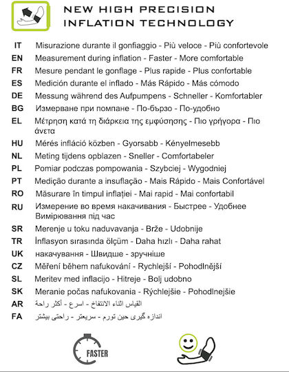 Norditalia Ηλεκτρονικό Πιεσόμετρο Μπράτσου Ακριβείας DBP-6177