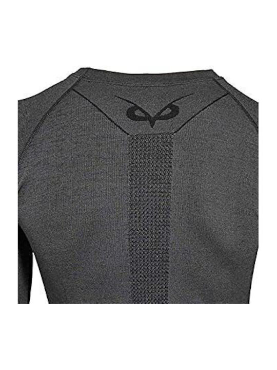 Isothermal Merino Merino lână cămașă pentru bărbați Puhu Charcoal
