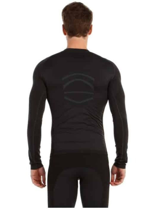 Isothermal long-sleeved shirt Active men's Puhu black