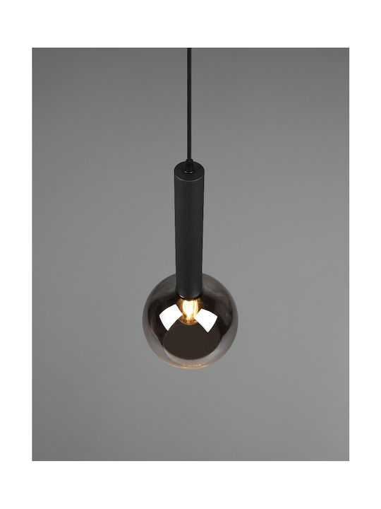 Trio Lighting Clayton Adjustable Pendant Light Black with Socket E27 20x150x150cm