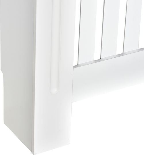 HomCom Κάλυμμα Καλοριφέρ από MDF Λευκό 172x19x81cm