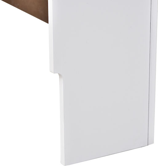HomCom Κάλυμμα Καλοριφέρ από MDF Λευκό 78x19x82cm