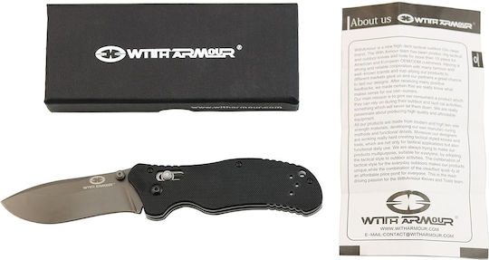 AlpinPro Eagle Claw EDC Survival Pocket Knife Black