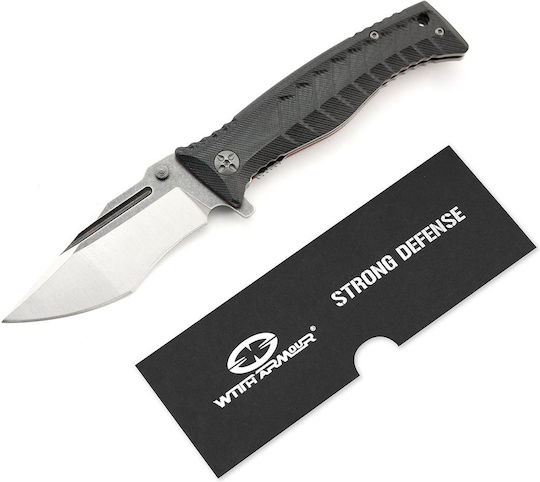 WithArmour Torpedo Pocket Knife Black