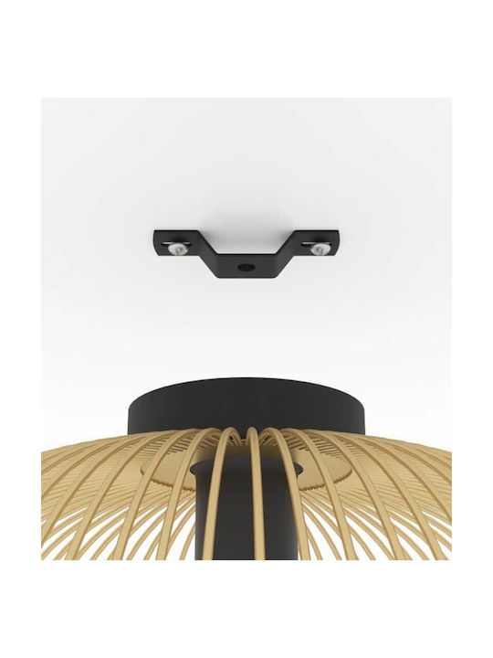 Eglo Venezuela Ceiling Mount Light 38.5cm Beige with Socket E27