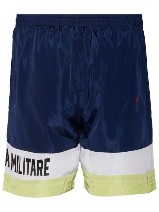 Aeronautica Militare BW206-94214 Costume de baie Aeronautica Militare Blue sk./Lime