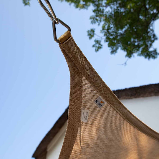 Nesling Rectangular Shade Sail Gray With Hoop 3x4m 285gr/m²