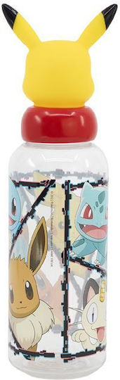 Stor 3D Pokemon Παιδικό Παγούρι Πλαστικό Κίτρινο 560ml