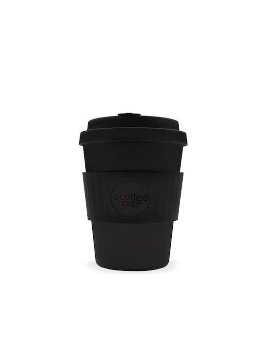 Ecoffee Cup Kerr & Napier Чаша Бамбук с Капак Черен 350мл