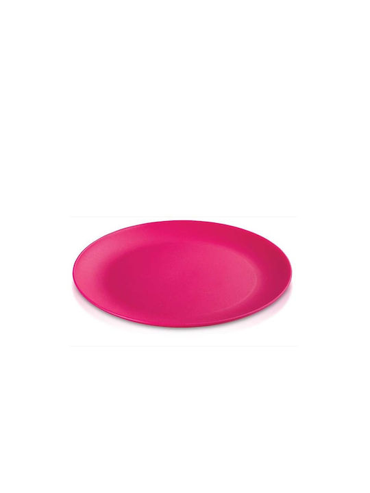 Viosarp Farfurie joasă Plastic Roz cu Diametru 23cm