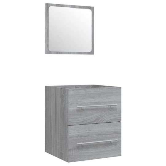vidaXL Countertop with Sink L41xW38.5xH48cm Sonoma