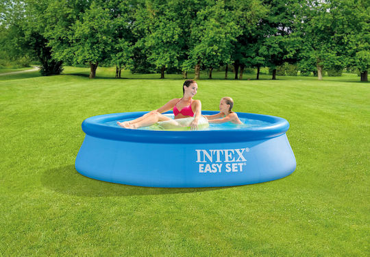 Intex Easy Set Rundes Schwimmbecken 3077l Aufblasbar 305x61cm Hellblau
