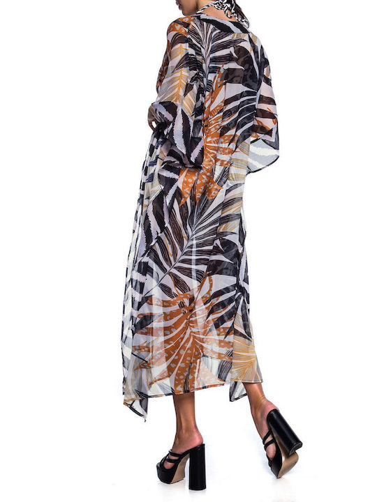 Bluepoint Feminin Lung Caftan de Plajă Multicolor