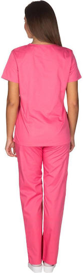 Alezi Women's Pink Pants & Blouse Set Cotton and Polyester 96pcs