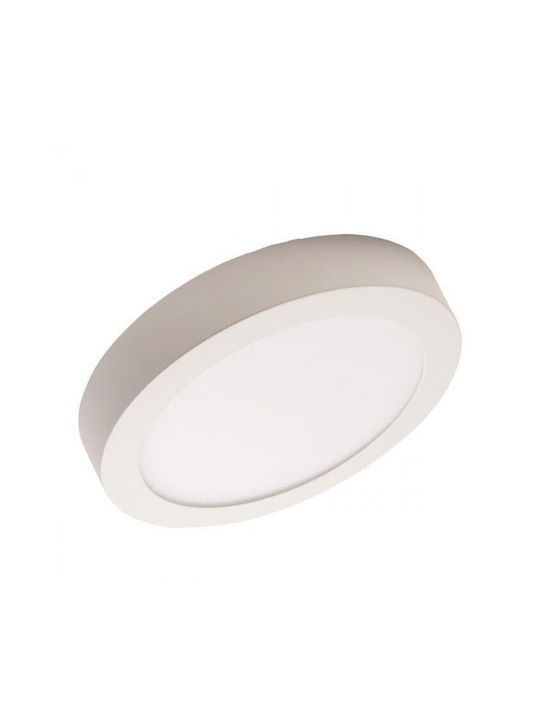 Eurolamp Rotund În aer liber Panou LED Putere 30W cu Alb Rece Lumini 30x30cm.