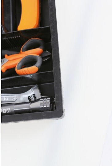 Beta CP15 Hand Tool Case Plastic with Tobacco Case Dimensions: W44.5xD24xH25cm