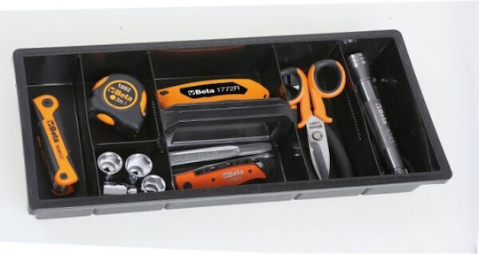 Beta CP15 Hand Tool Case Plastic with Tobacco Case Dimensions: W44.5xD24xH25cm