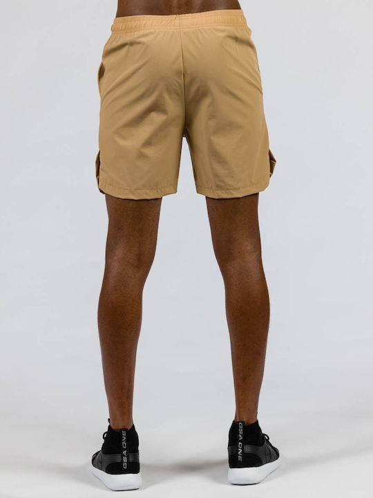 GSA 171327 Men's Athletic Shorts Beige