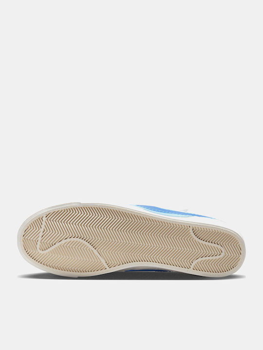 Blazer Low '77 PRM Мъжки Плоски Маратонки White / University Blue / Sail / Pure Platinum