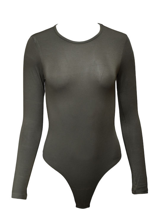 Apple Boxer Bodysuit pentru femei Bodysuite pentru femei Olive