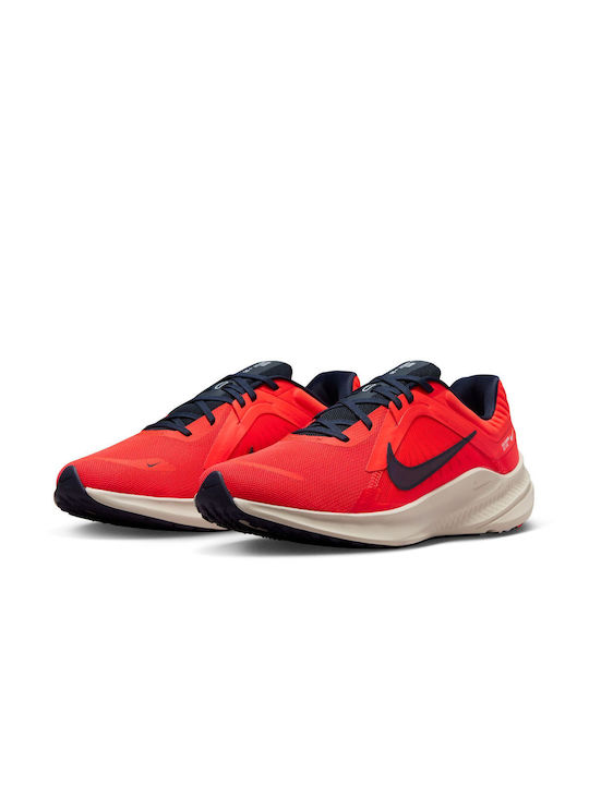 Nike Quest 5 Bărbați Pantofi sport Alergare Bright Crimson / Light Orewood Brown / White / Obsidian
