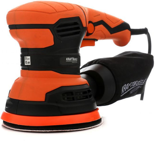 Kraft & Dele KD1695-Z Excentric Triveio 125mm Electrică cu control de viteză și cu sistem de aspirare
