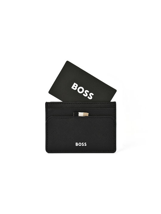 Hugo Boss Piele Portofel bărbați Cărți Negru