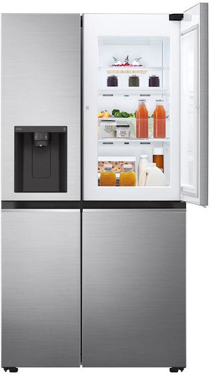 LG Ψυγείο Ντουλάπα 635lt NoFrost Υ179xΠ91.3xΒ73.5εκ. Inox GSJV70PZTE