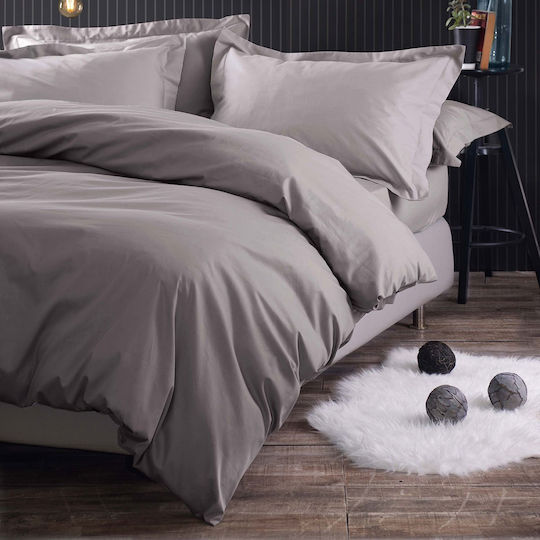 Rythmos Scenario Set Coverlet Queen Size Cotton Satin Lila 220x240cm 3pcs