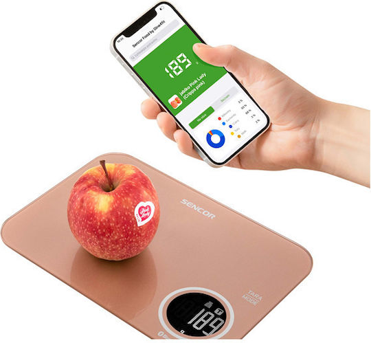 Sencor Digital Kitchen Scale Up To 5kg Gold
