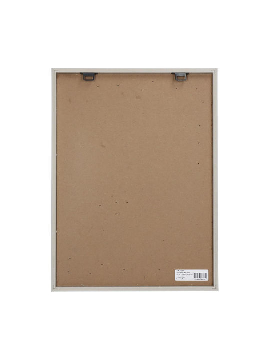 ArteLibre Διακοσμητικό Τοίχου Kal Μπεζ από Χαρτί 30x3x40cm