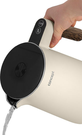 Concept Електрическа Кана 1.5л 2200W Бежова
