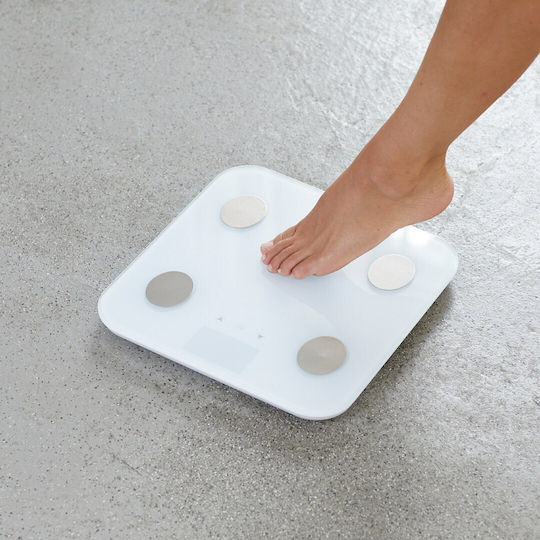 Medisana BS 600 Connect Square Smart Cantar Cu Analizator de Grăsime Corporală in culoare Alb