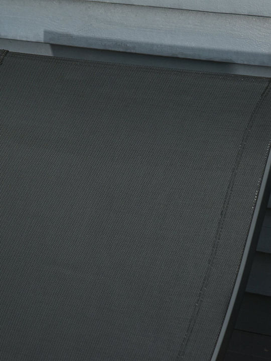 Șezlong Aluminiu Gri 2buc 165x61x63cm.