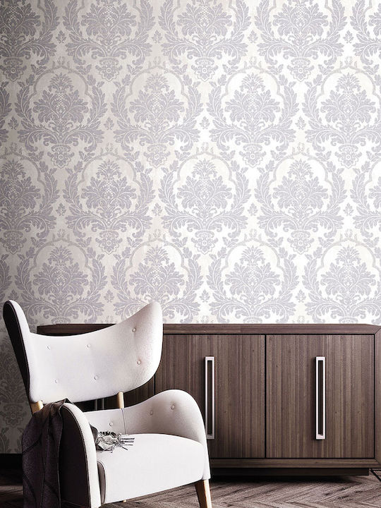 Wallpaper Vinyl Gray L1005xW53cm Washable