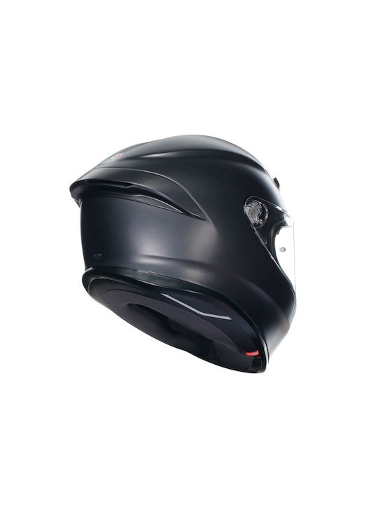 AGV K6 S Matt Black Κράνος Μηχανής Full Face 1255gr με Pinlock