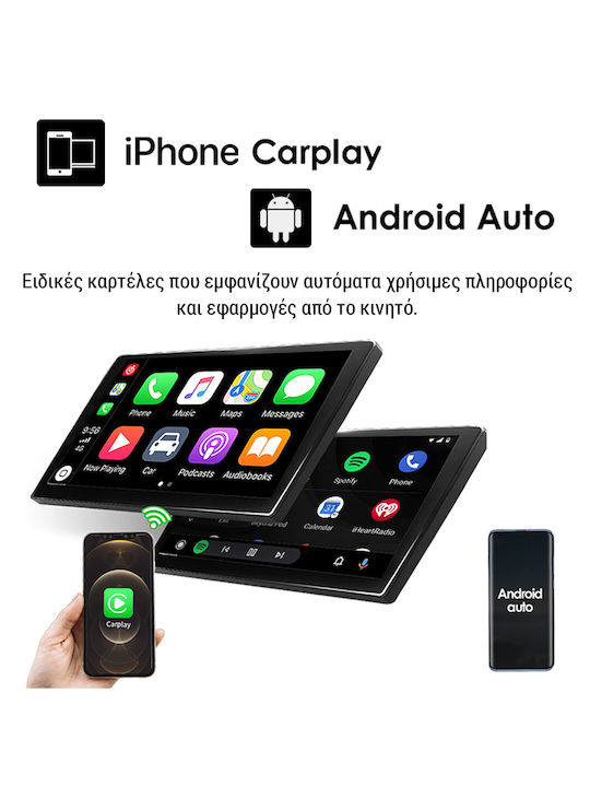 Kirosiwa Car Audio System for Mitsubishi Eclipse Cross / Eclipse Ford Ranger 2018> (Bluetooth/USB/AUX/WiFi/GPS/Apple-Carplay/Android-Auto) with Touch Screen 9"
