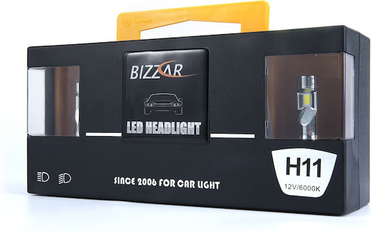 Bizzar Λάμπες Αυτοκινήτου H11 LED 6500K Ψυχρό Λευκό 12V 85W 2τμχ
