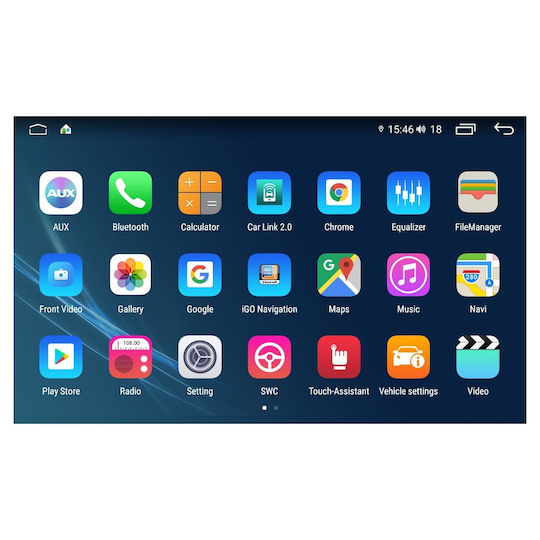 Bizzar Car Audio System for Fiat Fullback Mitsubishi L200 2015-2019 with A/C (Bluetooth/USB/WiFi/GPS/Apple-Carplay/Android-Auto) with Touch Screen 9"