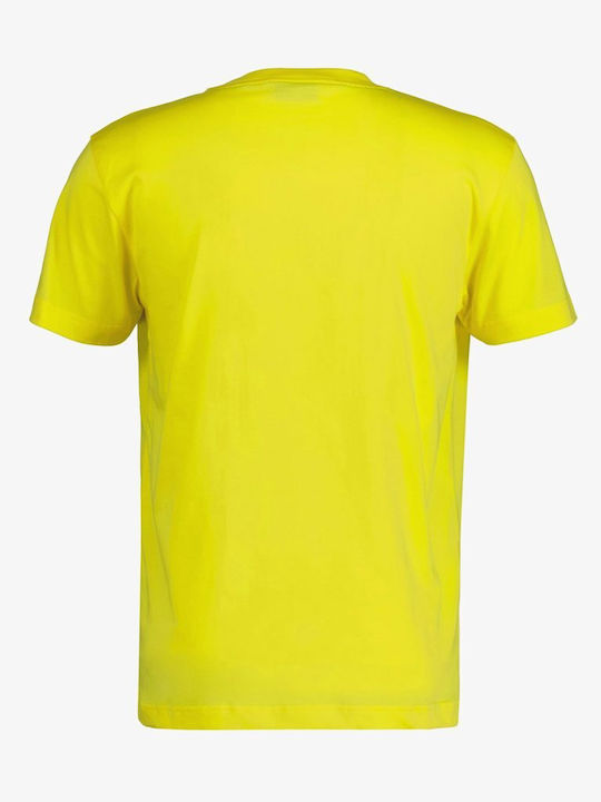 Gant T-shirt Bărbătesc cu Mânecă Scurtă Galben