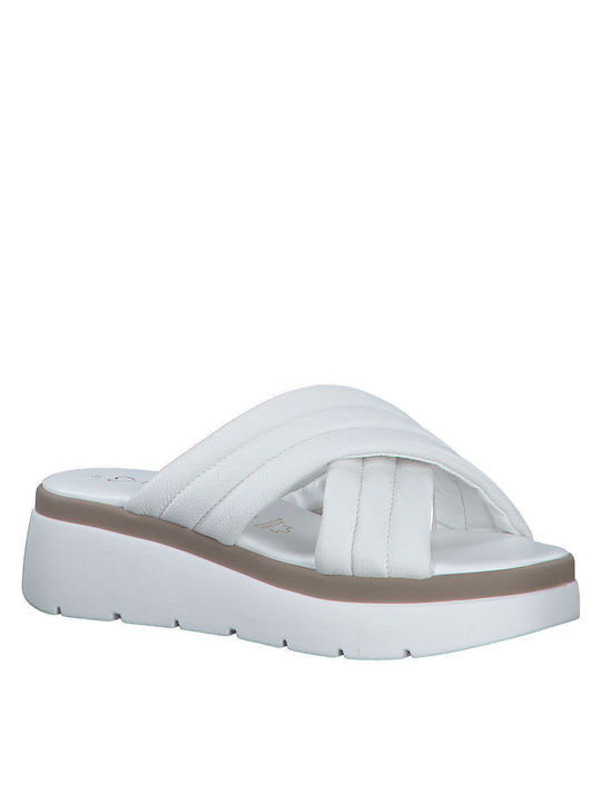 Marco Tozzi Leather Women's Sandals White