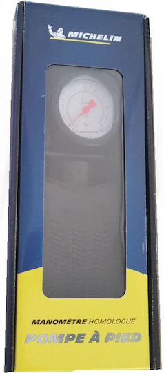 Michelin 009504 Luftpumpe Luftpumpe Fuß mit Manometer