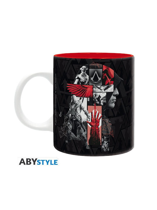 Abysse Assassin's Creed Crest Κούπα Κεραμική Μαύρη 320ml