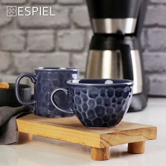 Espiel Becher aus Porzellan Lila 350ml